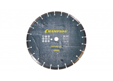 Диск алмазный CHAMPION бетон ST 350/25,4/10 Concremax