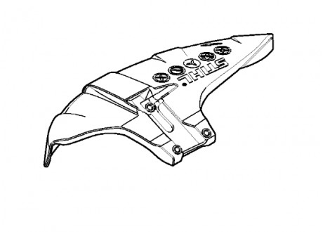 Кожух защитный STIHL для FS-490 C (41470071017)